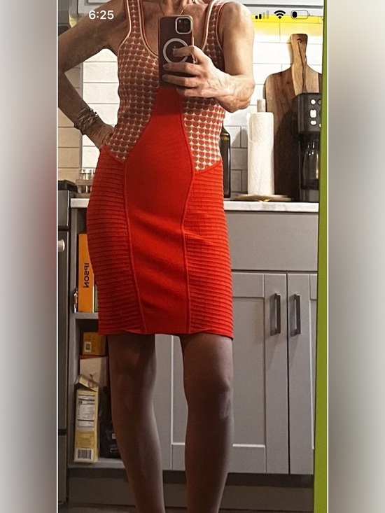 Zac Posen Dresses & Skirts - Z Spoke by Zac Posen Red Combo Knit Sleeveless Bodycon Dress S